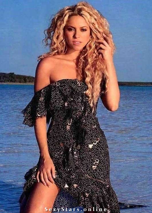 Shakira nahá. Fotka - 1