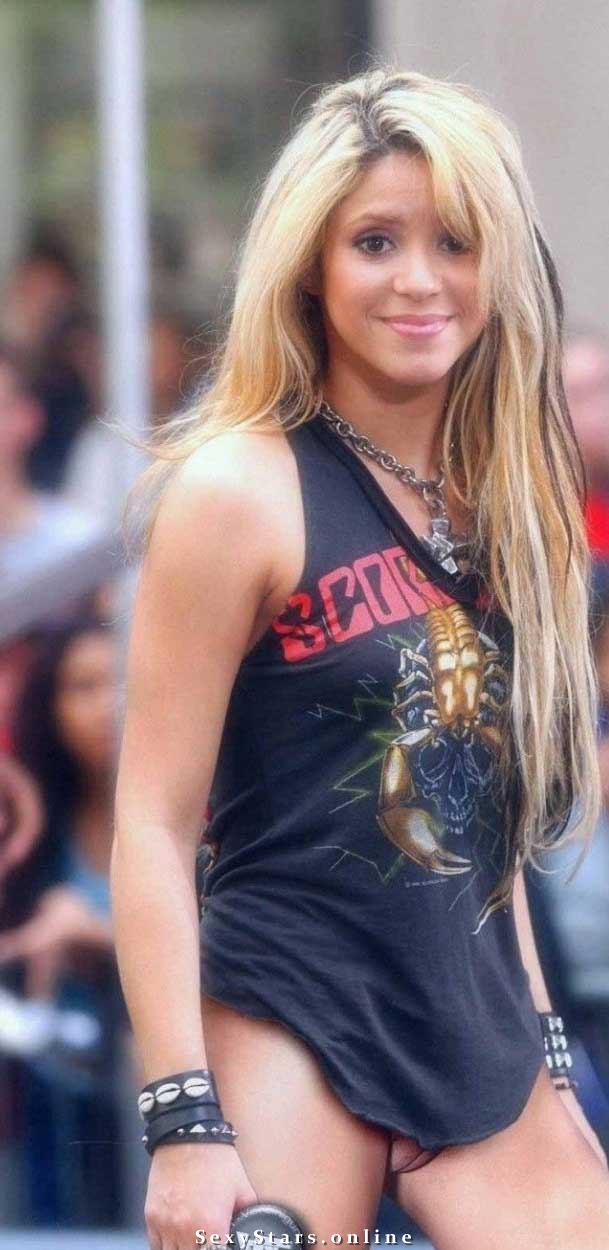 Shakira nahá. Fotka - 11