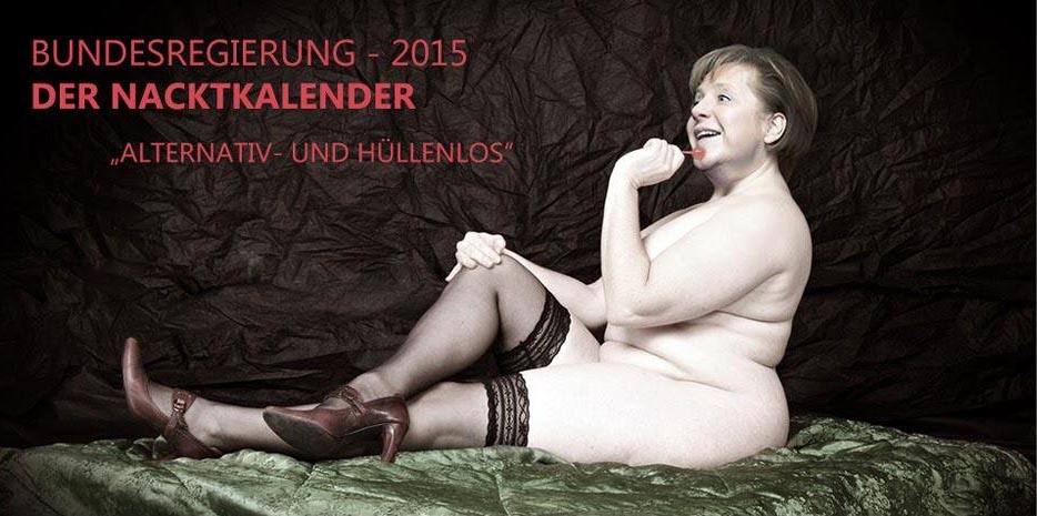 Angela Merkel nahá. Fotka - 99