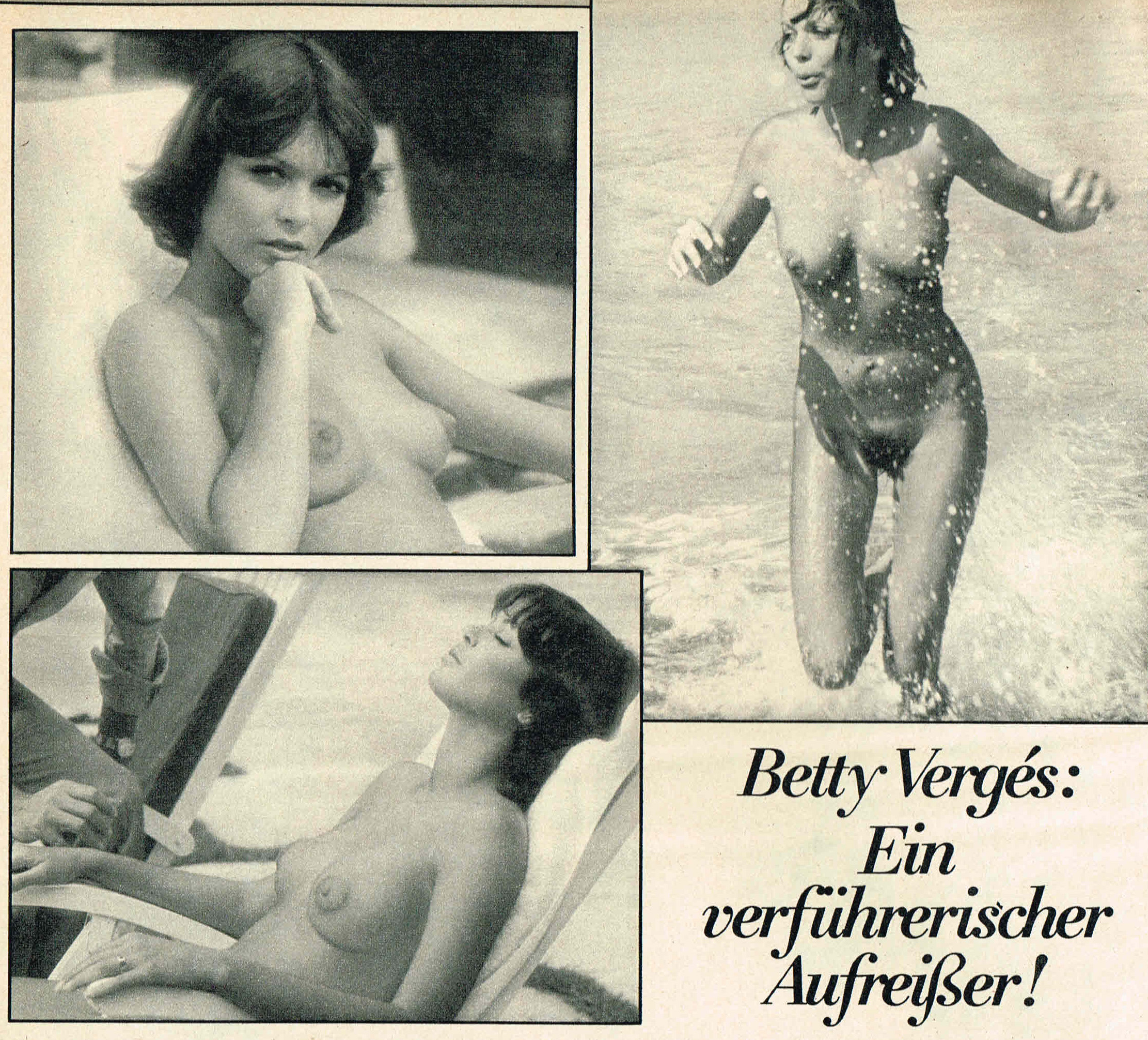 Betty Vergès nahá. Fotka - 4
