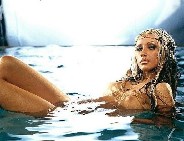 Christina Aguilera nahá. Fotka - 17