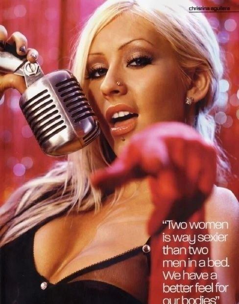 Christina Aguilera nahá. Fotka - 27