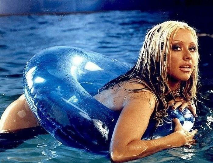 Christina Aguilera nahá. Fotka - 7