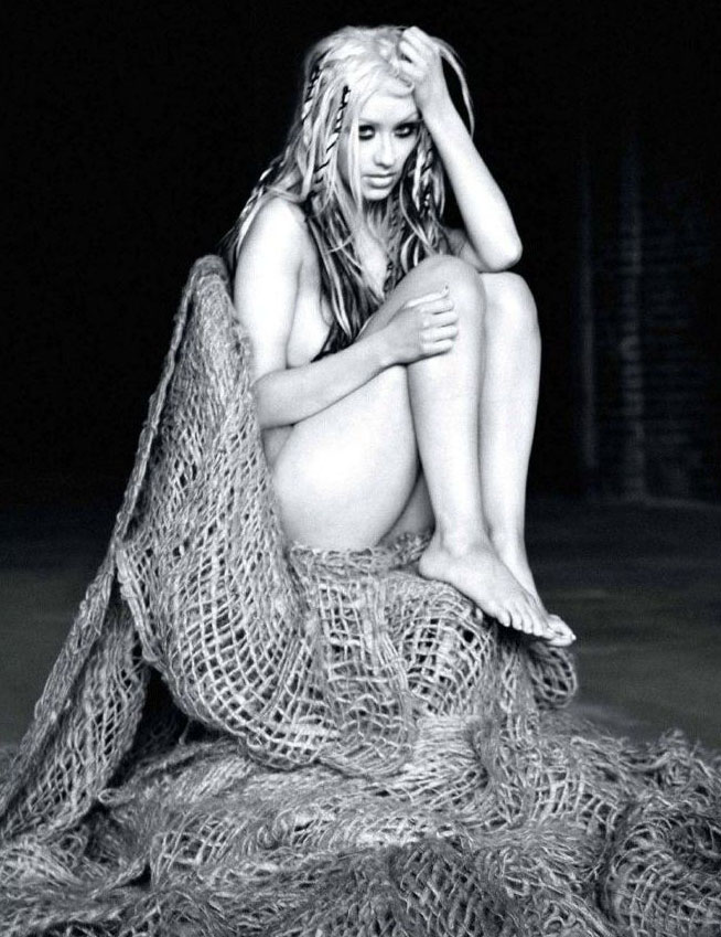 Christina Aguilera nahá. Fotka - 91