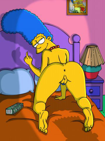 Marge Simpson nahá. Fotka - 2