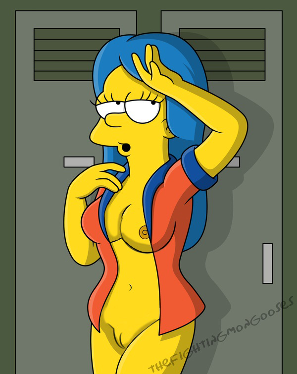 Marge Simpson nude. 