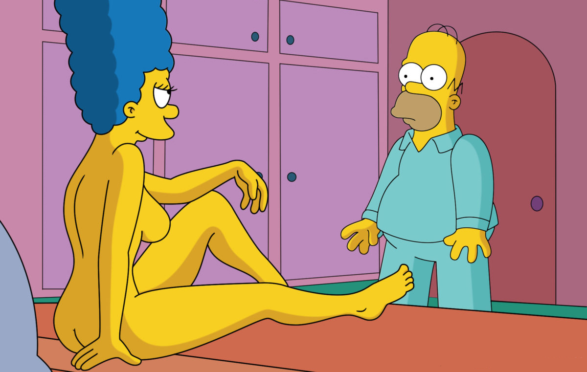Marge Simpson nahá. Fotka - 59