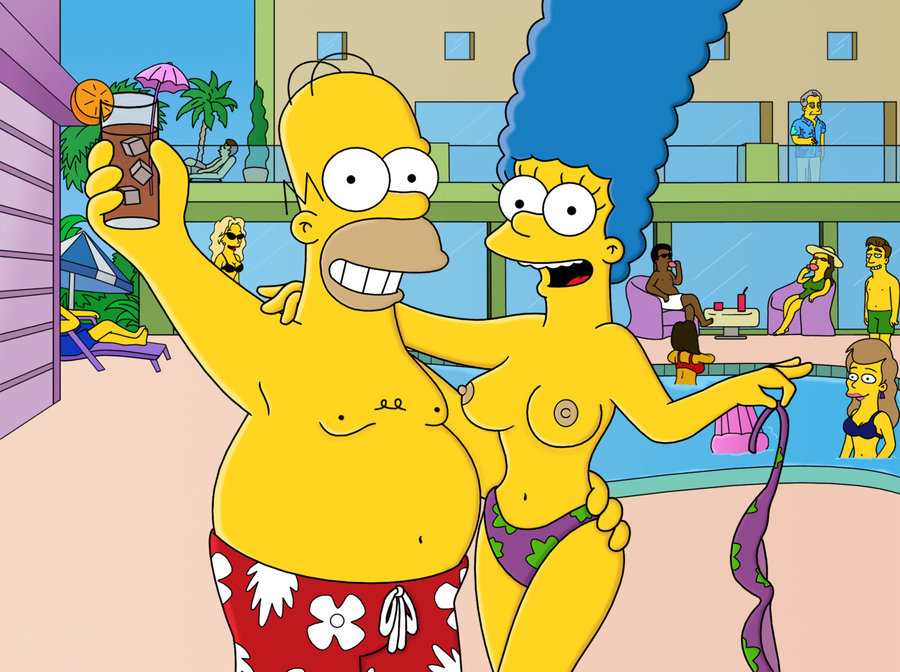 Marge Simpson nahá. Fotka - 6